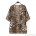 2019 Women's Summer Blouse Loose Kimono Floral Print Cardigan Chiffon Beachwear Dress by CieKen Brown B07MV4T35R